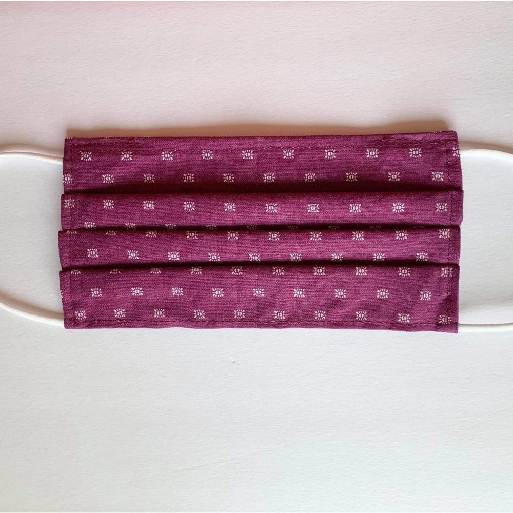 Handmade Sun Print Face Mask w/ Filter Pocket